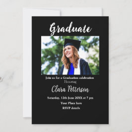 Anúncio classe branca negra clássica adiciona graduação de