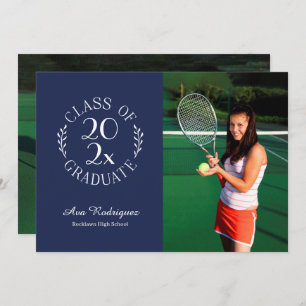 Anúncio Classe de Graduação do Marinho de Foto do Formando