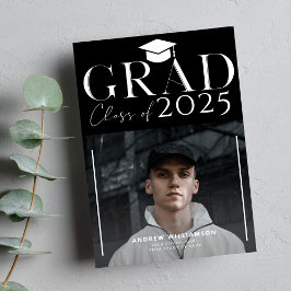 Anúncio Classe de graduação em formando em preto 2025