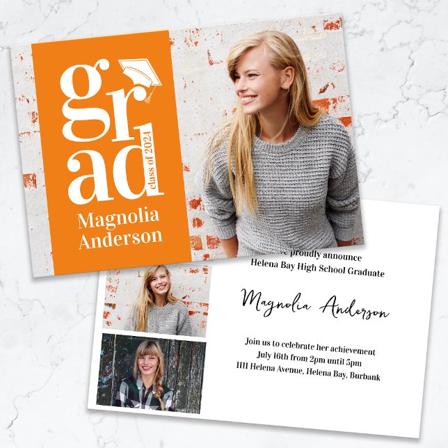 Anúncio Classe de Graduação Multifoto de FORMANDO 2024 (Criador carregado)