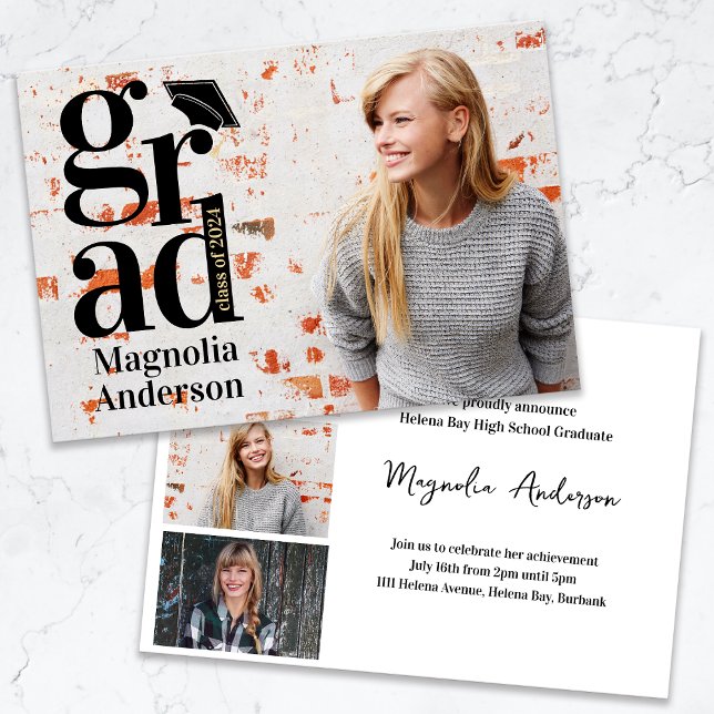 Anúncio Classe de Graduação Multifoto de FORMANDO 2024 (Criador carregado)