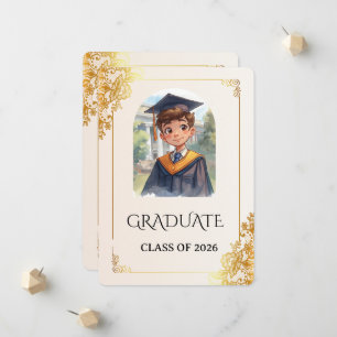 Anúncio Classe Floral Dourada Artística de 2026