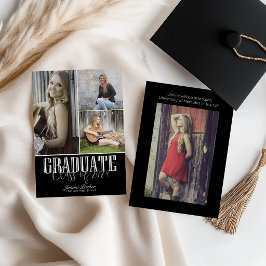 Anúncio Classe Moderna de Adicionar Quatro Fotos Formatura