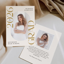 Classe Moderna de Graduação de Foto do Dourado For