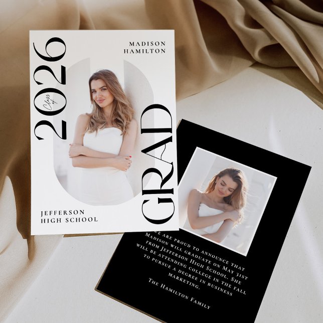 Anúncio Classe Moderna de Graduação de Foto do Formando 2  (Criador carregado)