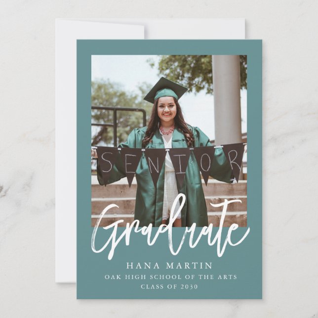 Anúncio Classe Simples De Graduação De Fotos De 2025 (Frente)