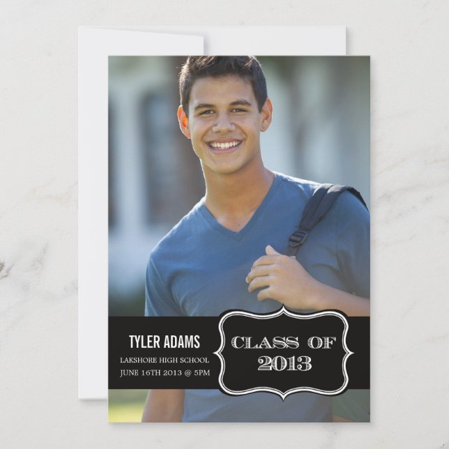 Anúncio Classe Trendy Black Label de Graduação 2013 (Frente)