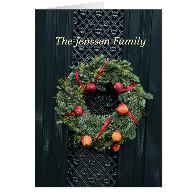 Anúncio clássico de endereço da porta frontal (Frente)