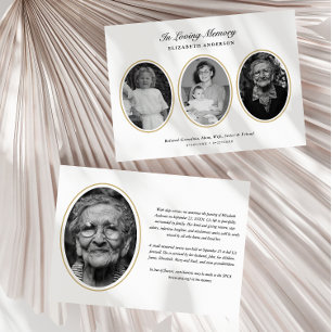 Anúncio Clássico Moderno de 4 Fotos Impresso/Downloadable 