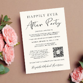 Anúncio Código QR de Foto da Festa Felizes para Sempre Cre