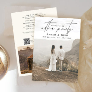 Anúncio Código QR Feliz para Todos Após o Creme do Partido