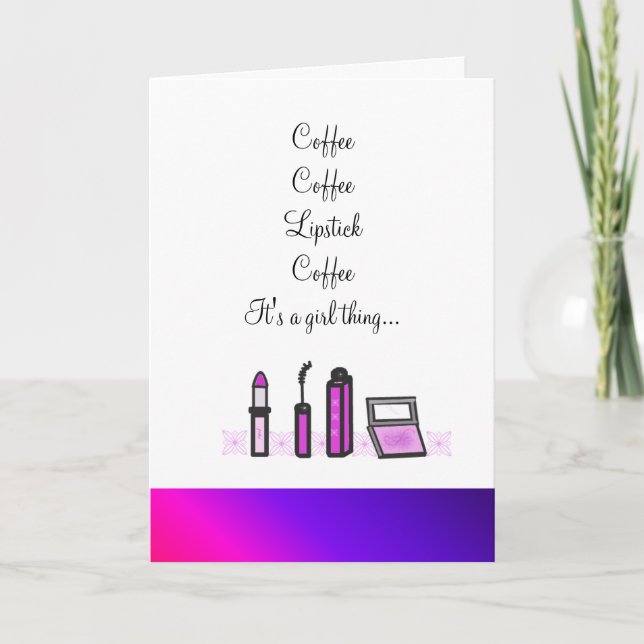 Anúncio Coffee and Lipstick (Frente)