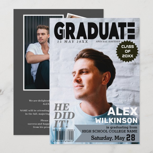 Anúncio Colagem de Fotografias Chic 5 do Estilo de Cobrir  (Frente/Verso)