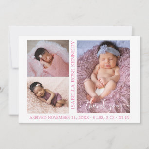 Anúncio Colagem de Fotografias da Baby Girl 5 Obrigado A E