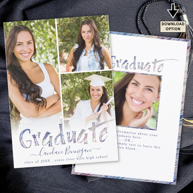 Anúncio Colagem de Fotografias do Formando Pincel Multicol (Criador carregado)