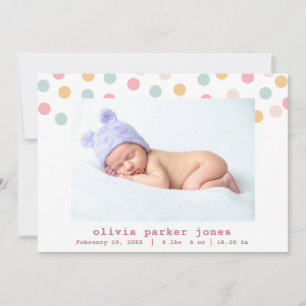 Anúncio Colagem de Fotos com Pontos de Confetes Pastel Nas