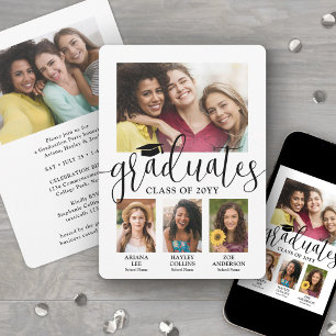 Anúncio Colagem de Fotos de Graduados da Tríplice Formatur