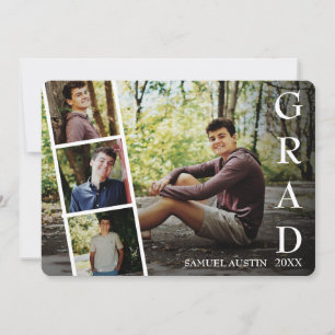 Anúncio Colagem de Fotos Moderna Faixa de Filme de Graduaç