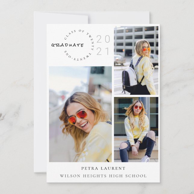 Anúncio Colagem de Fotos Moderna — Graduação 2021 (Frente)