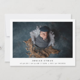 Anúncio Colagem de Fotos Moderna Simples Nascimento Recém-