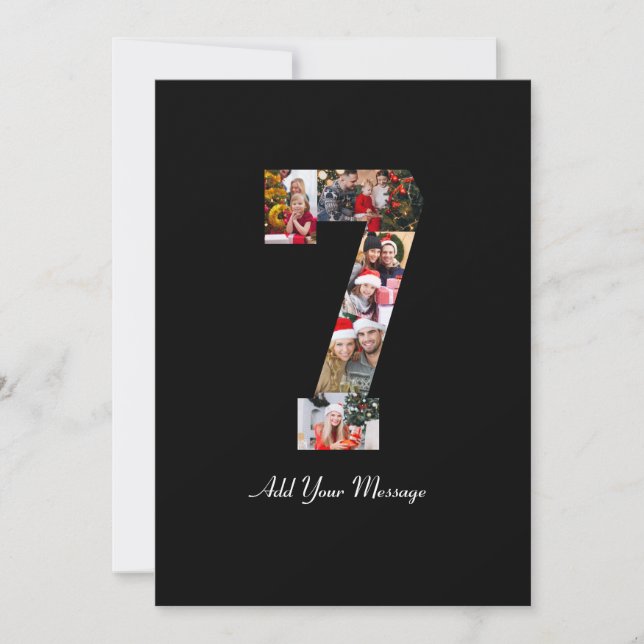 Anúncio Colagem de fotos número 7 preto e branco (Frente)