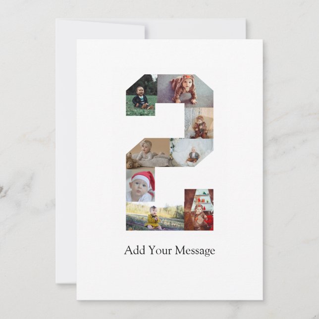 Anúncio Colagem de Fotos Preto e Branco Número 2 (Frente)