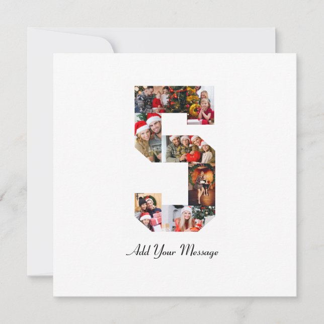 Anúncio Colagem de Fotos Preto e Branco Número 5 (Frente)