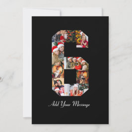 Anúncio Colagem de Fotos Preto e Branco Número 6