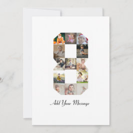 Anúncio Colagem de Fotos Preto e Branco Número 8