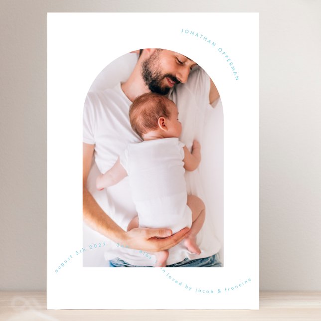 Anúncio colagem de fotos simples de arco recém-nascido beb (Criador carregado)