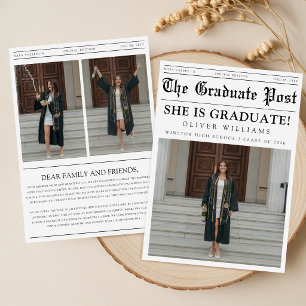 Anúncio Colagem de Fotos Simples Moderno Jornal de Formatu