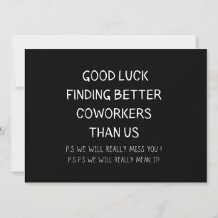 Anúncio Colega Deixando Colega Deixando Novo Trabalho Engr