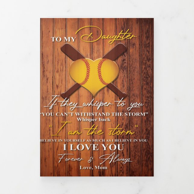 Anúncio Com Dobra Tripla À Minha Filha | Bonito Para O Presente Da Minha Fi (Cobrir)