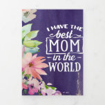 Anúncio Com Dobra Tripla Best Mom in the World | Best gift for Mom<br><div class="desc">Ideal Mother's Day Gift: Make your mom feel extra special with this unforgettable Mother's Day decoration. "mom, I know you've loved me as long as I've lived, but I've loved you my whole life." This love canvas is sure to bring tears to Mom's eyes. Thoughtful Wall Art Decor - Features...</div>