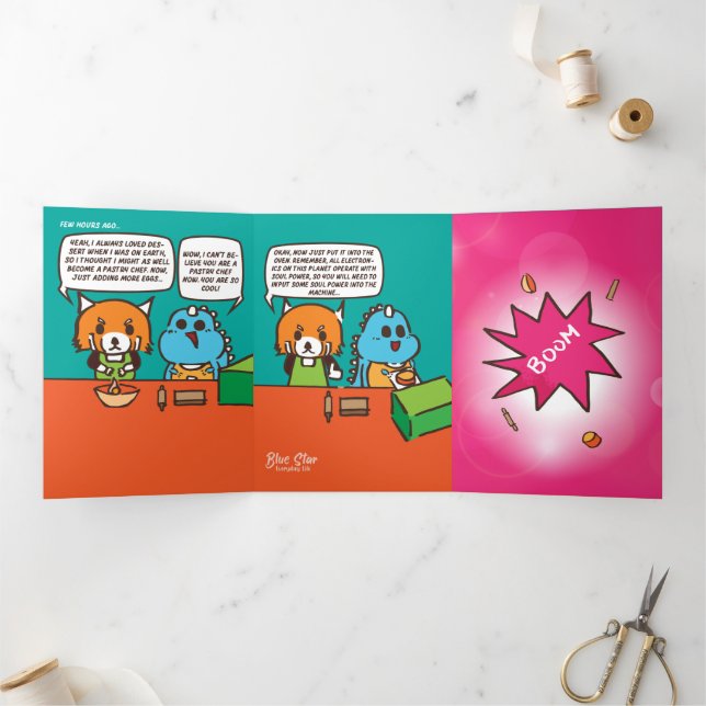 Anúncio Com Dobra Tripla Catástrofe de Aniversário (Dentro)