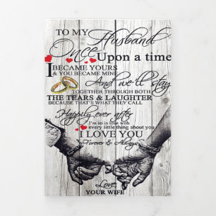 Anúncio Com Dobra Tripla Engraçado Cita Meu Marido Presente Para Marido