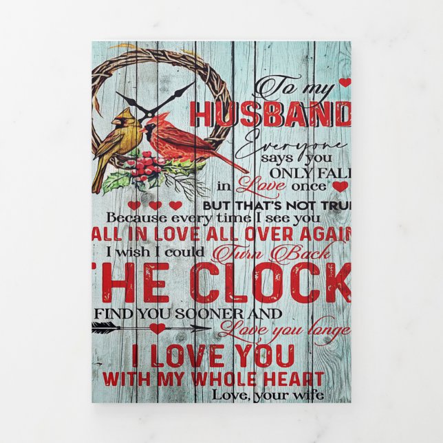 Anúncio Com Dobra Tripla Funny Quotes To Husband | Gift For Man | (Cobrir)