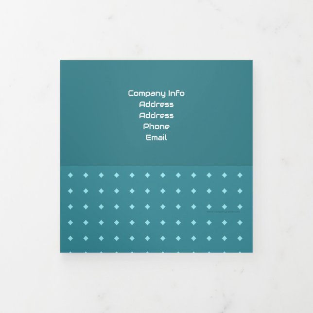 Anúncio Com Dobra Tripla Letra tripla com anúncio dobrado (Cobrir)