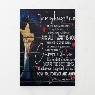 Anúncio Com Dobra Tripla Para as minhas citações do marido   Melhor prese