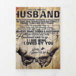 Anúncio Com Dobra Tripla To My Husband | Birthday Gift To Husband |<br><div class="desc">It's a personalized perfect gift for him, your dad, your husband, your boyfriend. It's ideal gifts for all seasons. These products are great for a picnic at the park, snuggling, relaxing on the sofa, wall decoration for home or as a stylish bedspread. Festival gift; Holiday gift St, Mother's Day, Father's...</div>