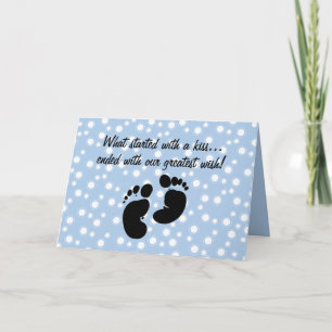 Anúncio Começou Com Um Beijo Azul Personalizado