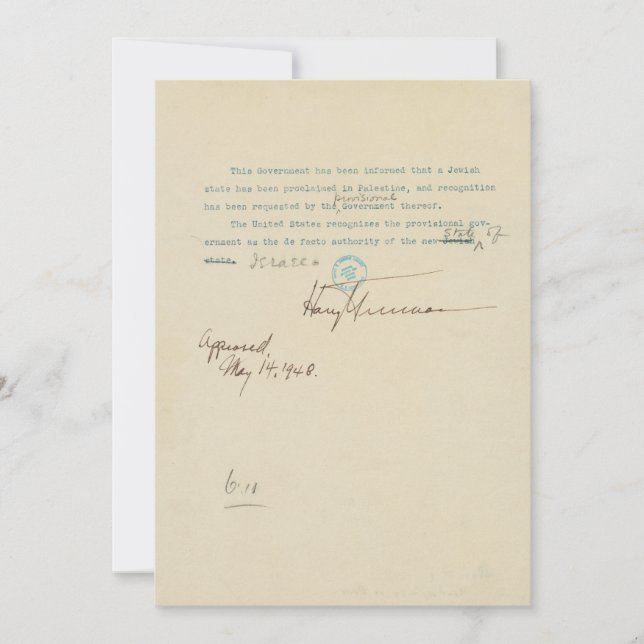 Anúncio Comunicado de imprensa anunciando o reconhecimento (Frente)