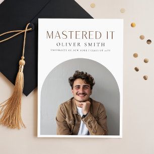 Anúncio Conquistou Formatura Foto de Graduado Formatura