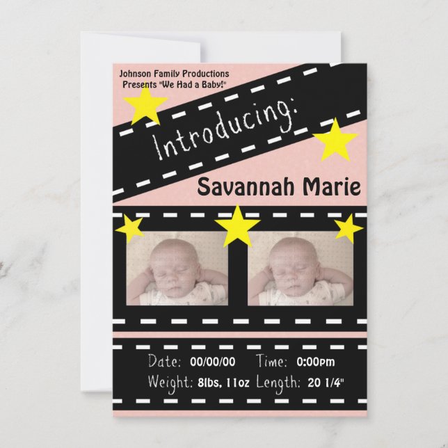 Anúncio Conselho Clapper do Movie Reel (Frente)