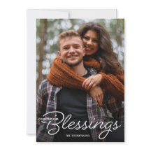 Contando nossas bençãos Primeira Foto de Natal