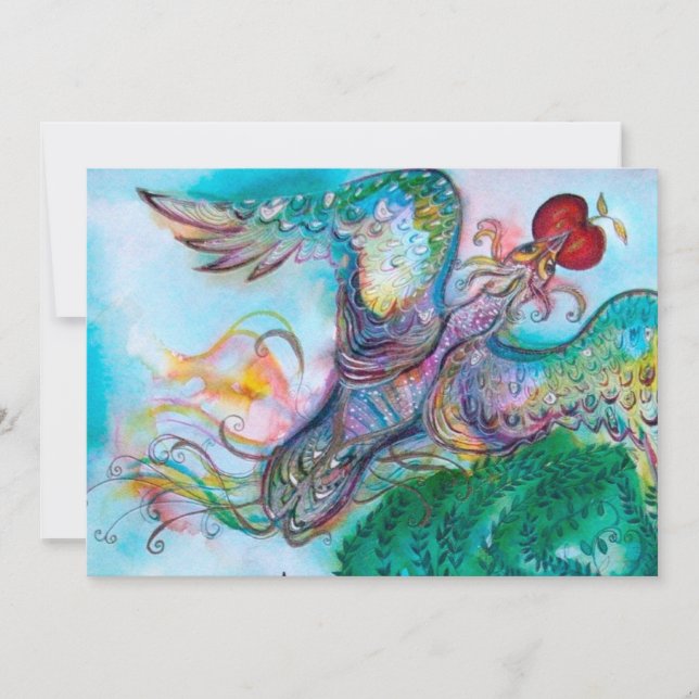 Anúncio CONTO/FOENIX DA FAIXA TURCA COM MAÇÃ, azul (Frente)