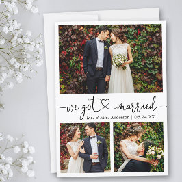 Anúncio Coração Da Caligrafia Nos Casamos 3 Fotos De Casam