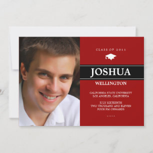 Anúncio corajoso da graduação da foto do bar 1