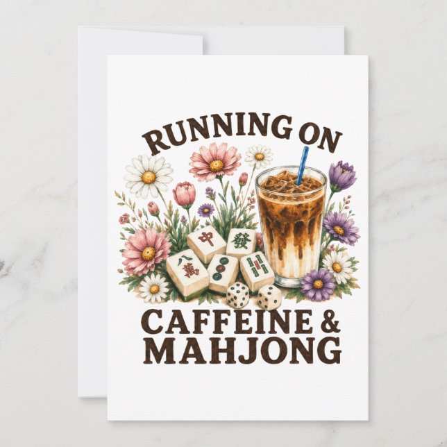 Anúncio Correndo em Cafeína & Mahjong (Frente)