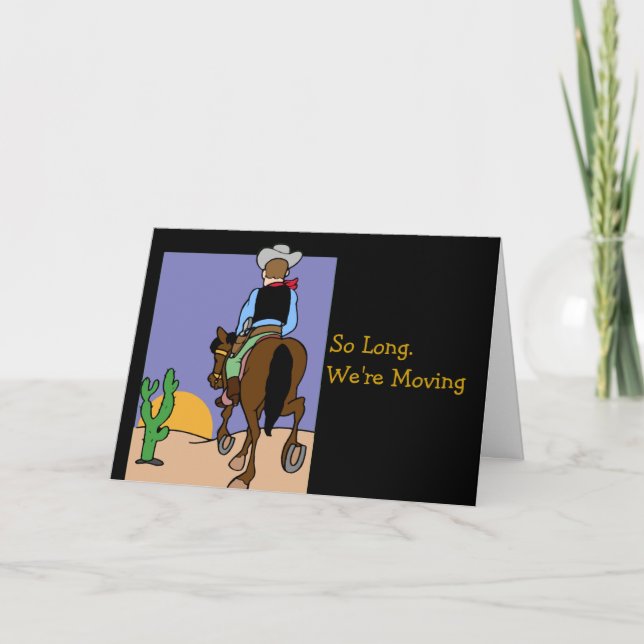 Anúncio Cowboy Moving Notice (Frente)